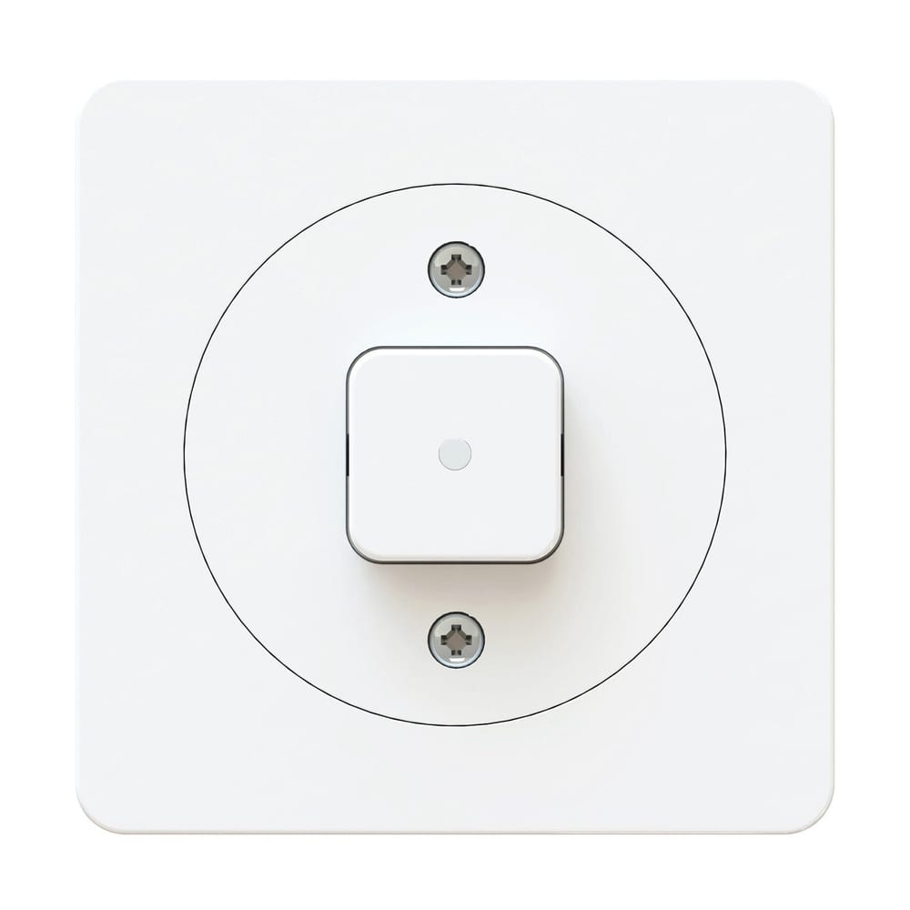 interrupteur à poussoir schéma 3 illuminé avec LED blanc maxONE Schalter maxONE 613396300000 Photo no. 1