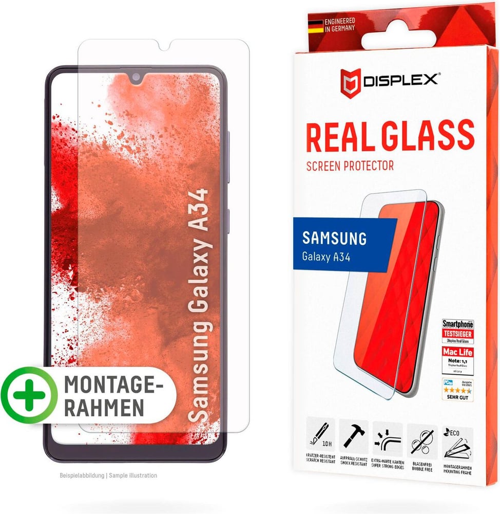 Real Glass Smartphone Schutzfolie Displex 785302415185 Bild Nr. 1