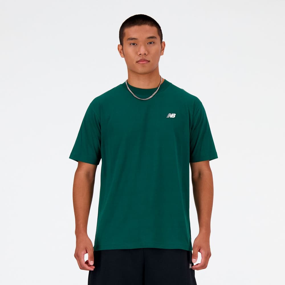 Sport Essentials Small Logo T-Shirt T-shirt New Balance 474128400565 Taglie L Colore petrolio N. figura 1