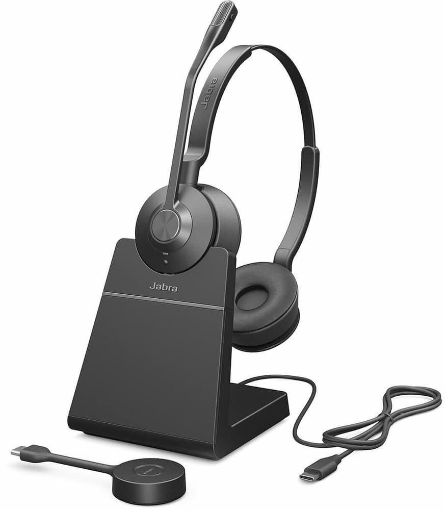 Engage 55 UC Duo USB-C, inclusa base di ricarica Headset office Jabra 785300197769 N. figura 1