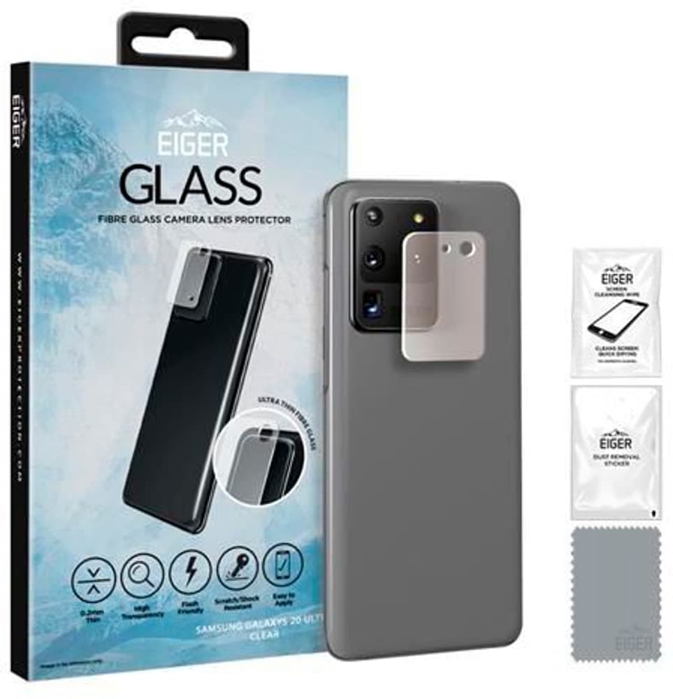 Galaxy S20 Ultra, verre d'appareil photo Protection d’écran pour smartphone Eiger 785300193295 Photo no. 1