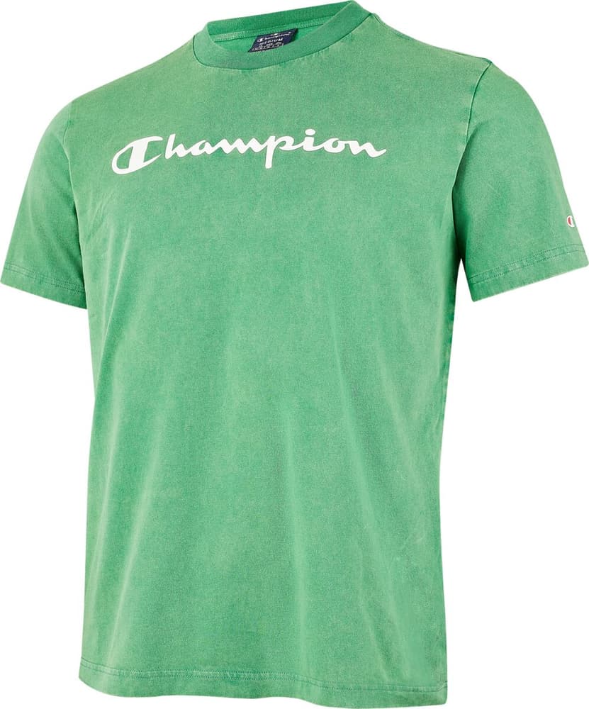 Crewneck T-Shirt Old School Shirt Champion 462422800360 Taille S Couleur vert Photo no. 1