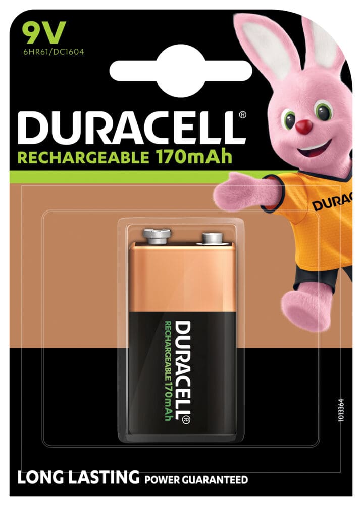 Rechargeable NiMH 170  mAh 9V / 6HR61 Pile rechargeable Duracell 785300175496 Photo no. 1