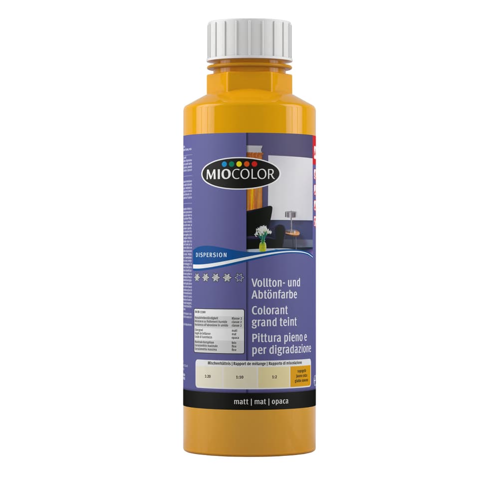 Miocolor Colorant grand teint Jaune colza 500 ml Colorant grand teint Colorant grand teint Jaune colza 500 ml Colorant grand teint Miocolor 660570500000 Contenu 500.0 ml Photo no. 1