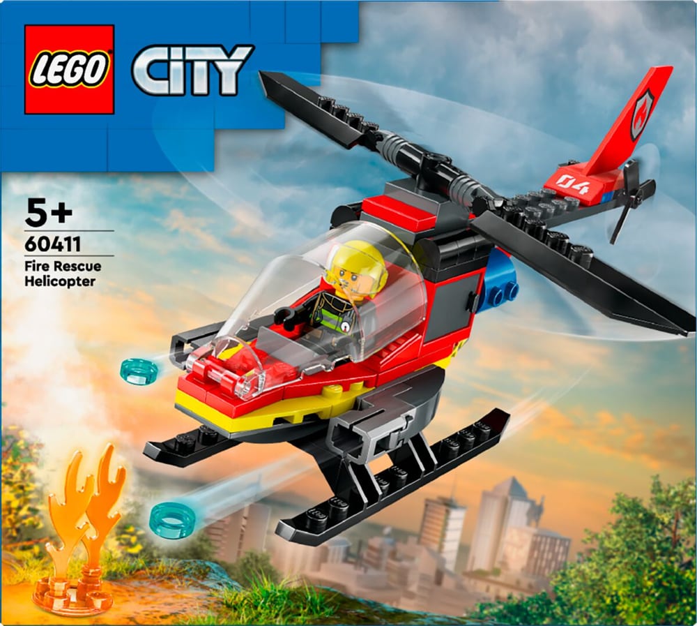 City 60411 Feuerwehrhubschrauber LEGO® 741910500000 Bild Nr. 1