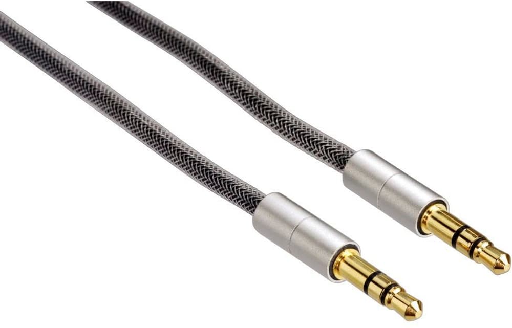 Câble de liaison "AluLine", jack 3,5 mm, stéréo, 2 m Câble audio Hama 785300180276 Photo no. 1