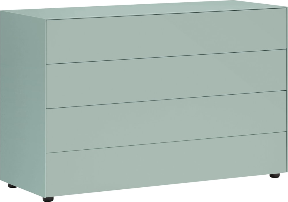 LUX Commode 400840400041 Dimensions L: 120.0 cm x P: 46.0 cm x H: 74.5 cm Couleur Bleu clair Photo no. 1