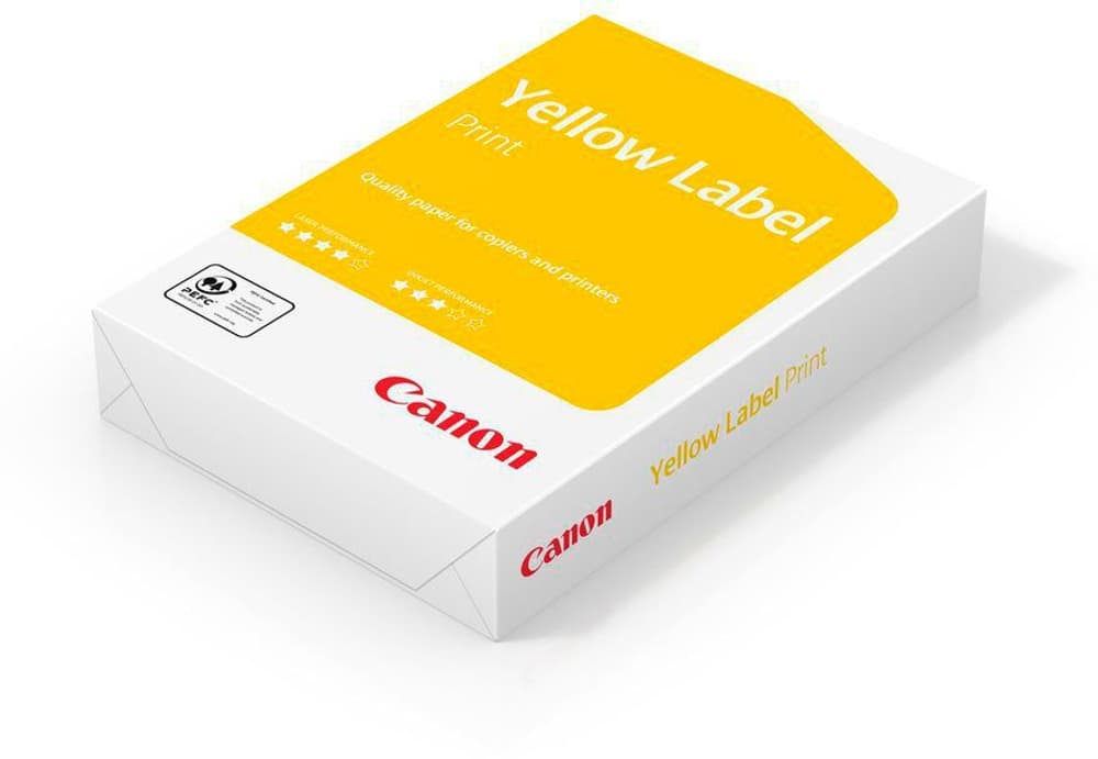Yellow Label Print Paper A4 5897A022 PEFC Copy 80g Carta per fotocopie Canon 785302434092 N. figura 1