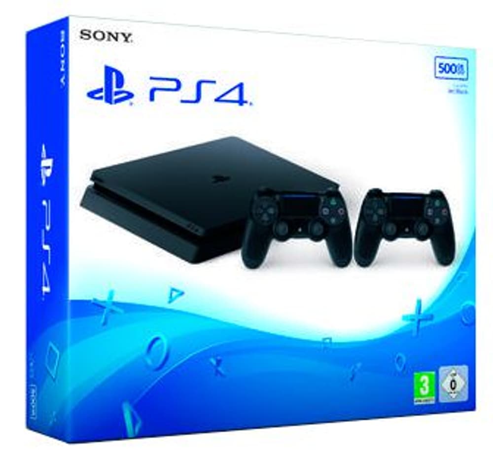 PlayStation 4 500GB Black 2xDS4 Sony 78543860000017 Bild Nr. 1