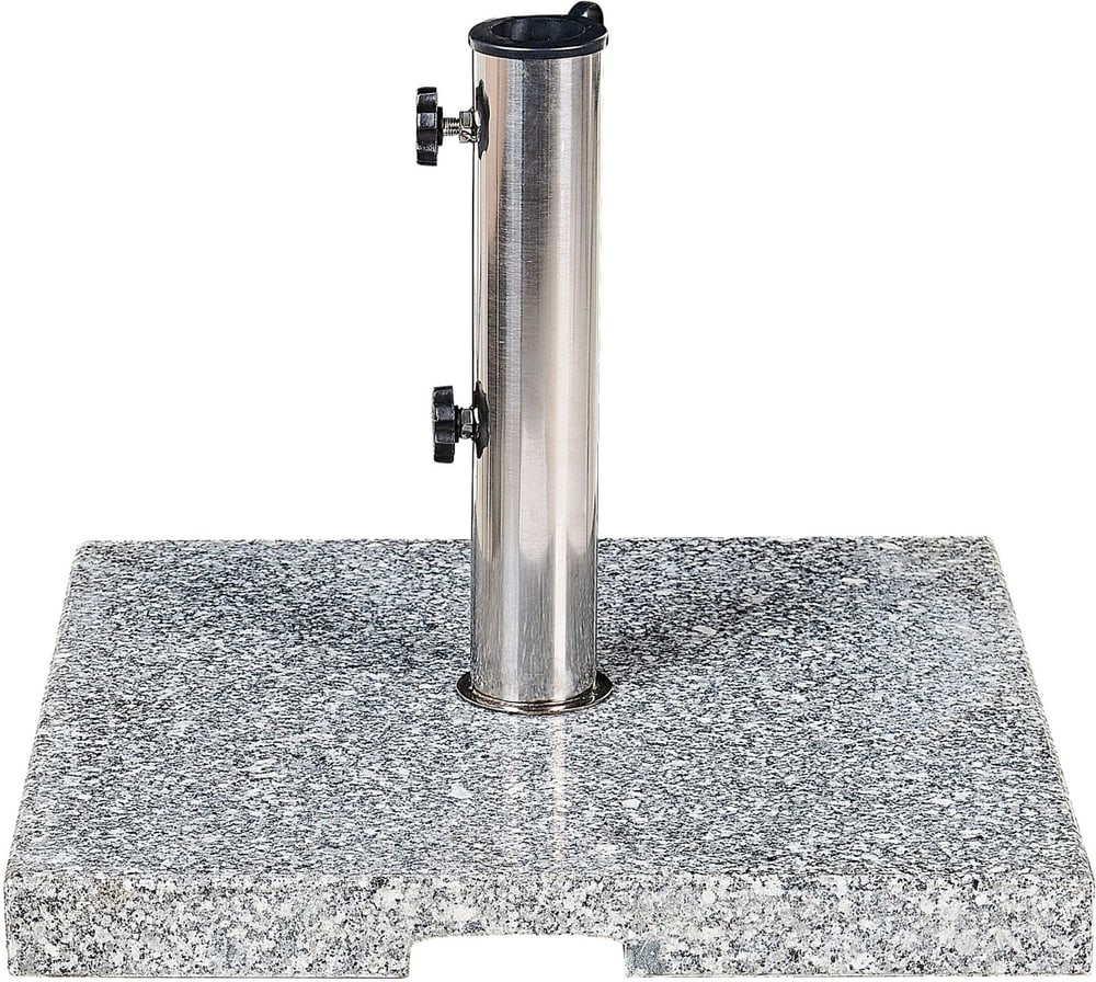 Base per ombrellone granito grigio 45 x 45 cm CEGGIA Base per ombrellone Beliani 655522300000 N. figura 1