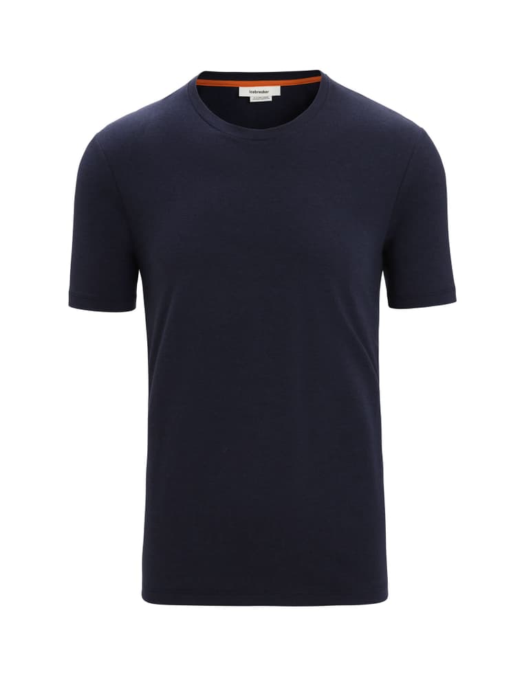 Merino Central Classic SS Tee T-shirt Icebreaker 466126100343 Taille S Couleur bleu marine Photo no. 1