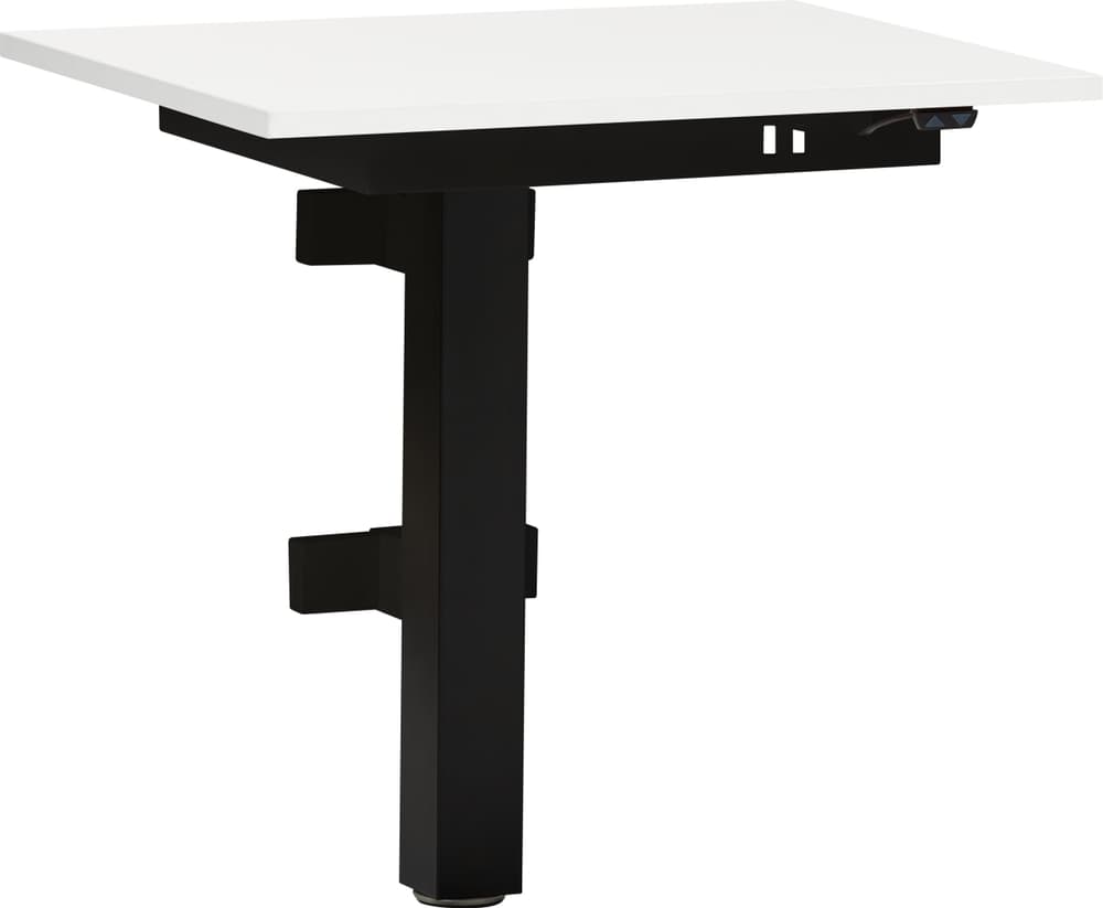 FLEXCUBE Tavolo da parete regolabile in altezza 401927900000 Dimensioni L: 65.0 cm x P: 50.0 cm x A: 62.5 cm Colore Bianco N. figura 1