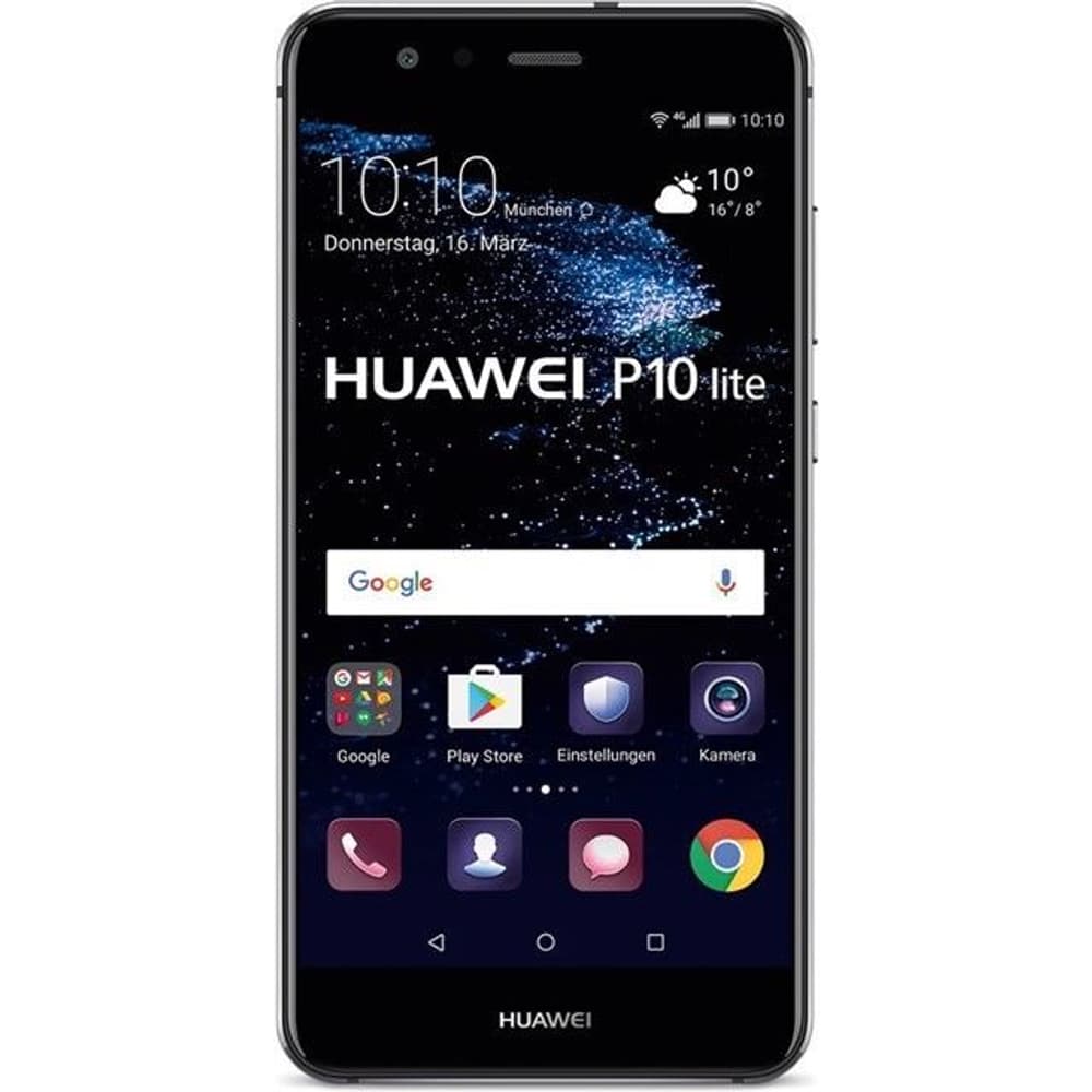 Huawei P10 lite 32GB schwarz Huawei 95110057564917 Bild Nr. 1