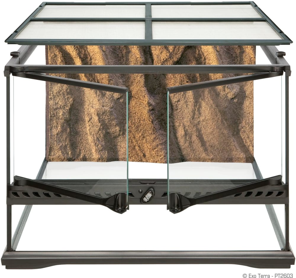 Terrario in vetro Natural Small/Low, 45 x 45 x 30 cm Acquari Exo Terra 785302400570 N. figura 1
