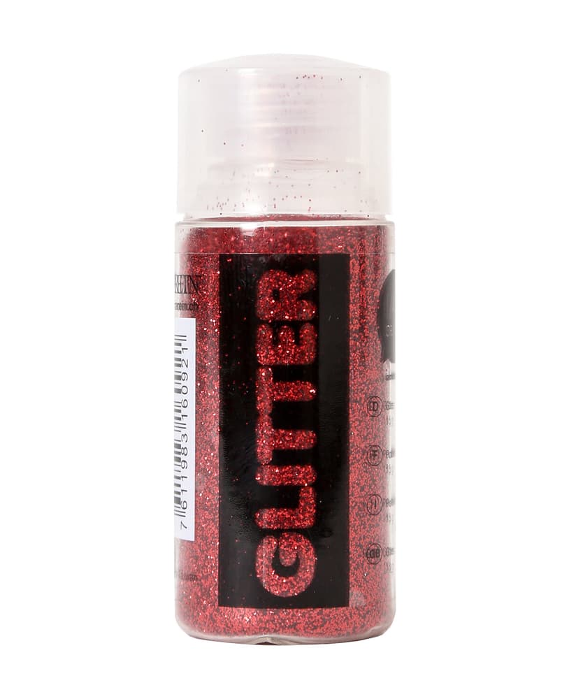 Glitter fein 15 g, rot Colla glitterata I AM CREATIVE 665750700000 N. figura 1