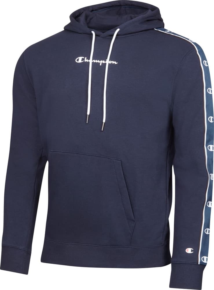 Hooded Sweatshirt American Tape Felpa con cappuccio Champion 462422500343 Taglie S Colore blu marino N. figura 1