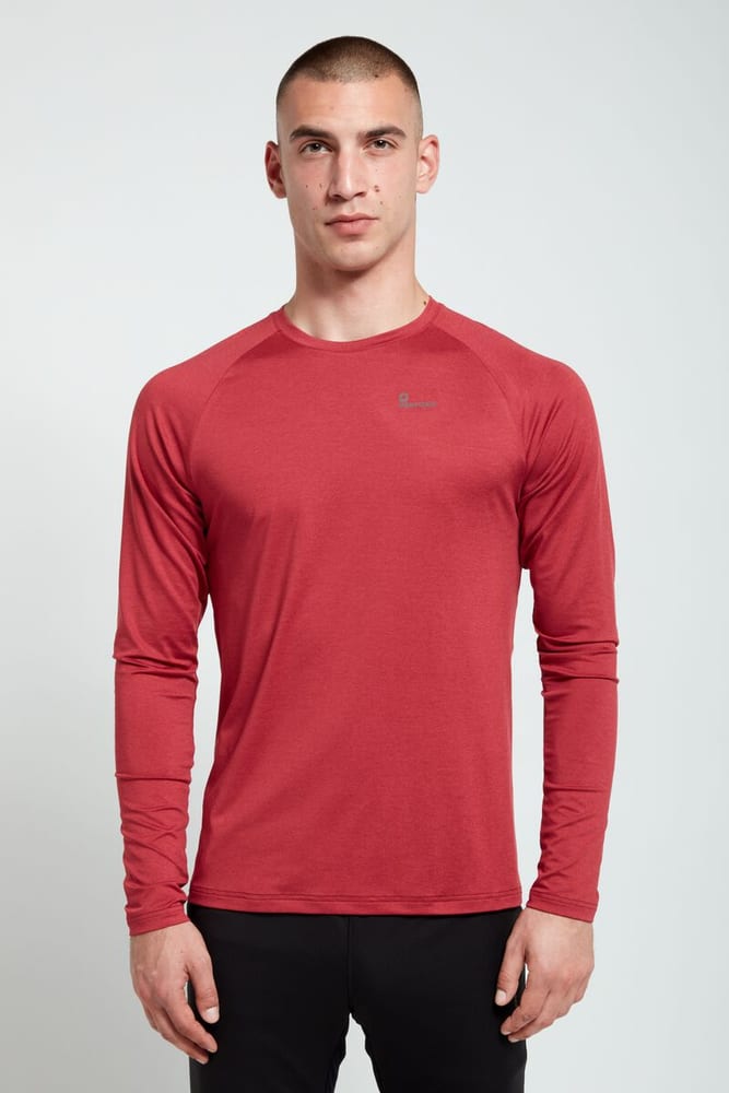 Melko LS T-shirt Perform 467723200330 Taglie S Colore rosso N. figura 1
