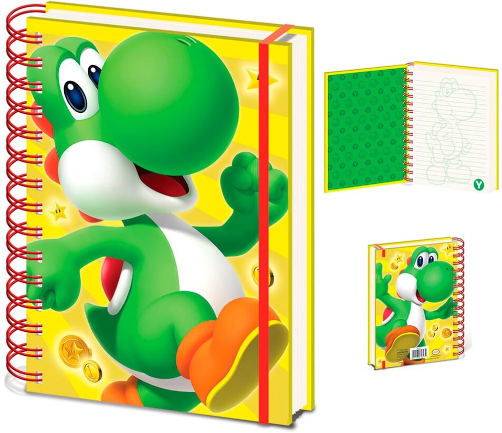 Super Mario: Yoshi - A5 Wiro Notizbuch Merchandise Pyramid Internationa 785302414703 Bild Nr. 1