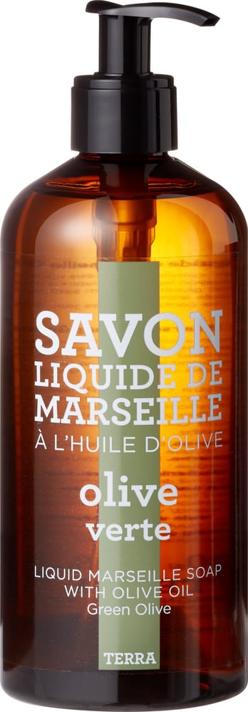 TERRA olive Savon liquide COMPAGNIE DE PROVENC 442089400360 Couleur Olive Photo no. 1