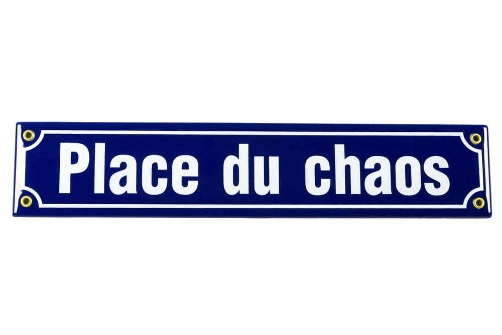 Emailschild Place du chaos 605078000000 Bild Nr. 1