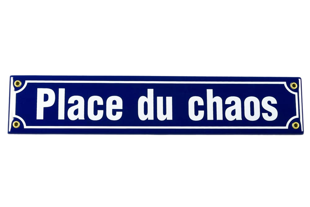 Emailschild Place du chaos Schild Novus 605078000000 Bild Nr. 1