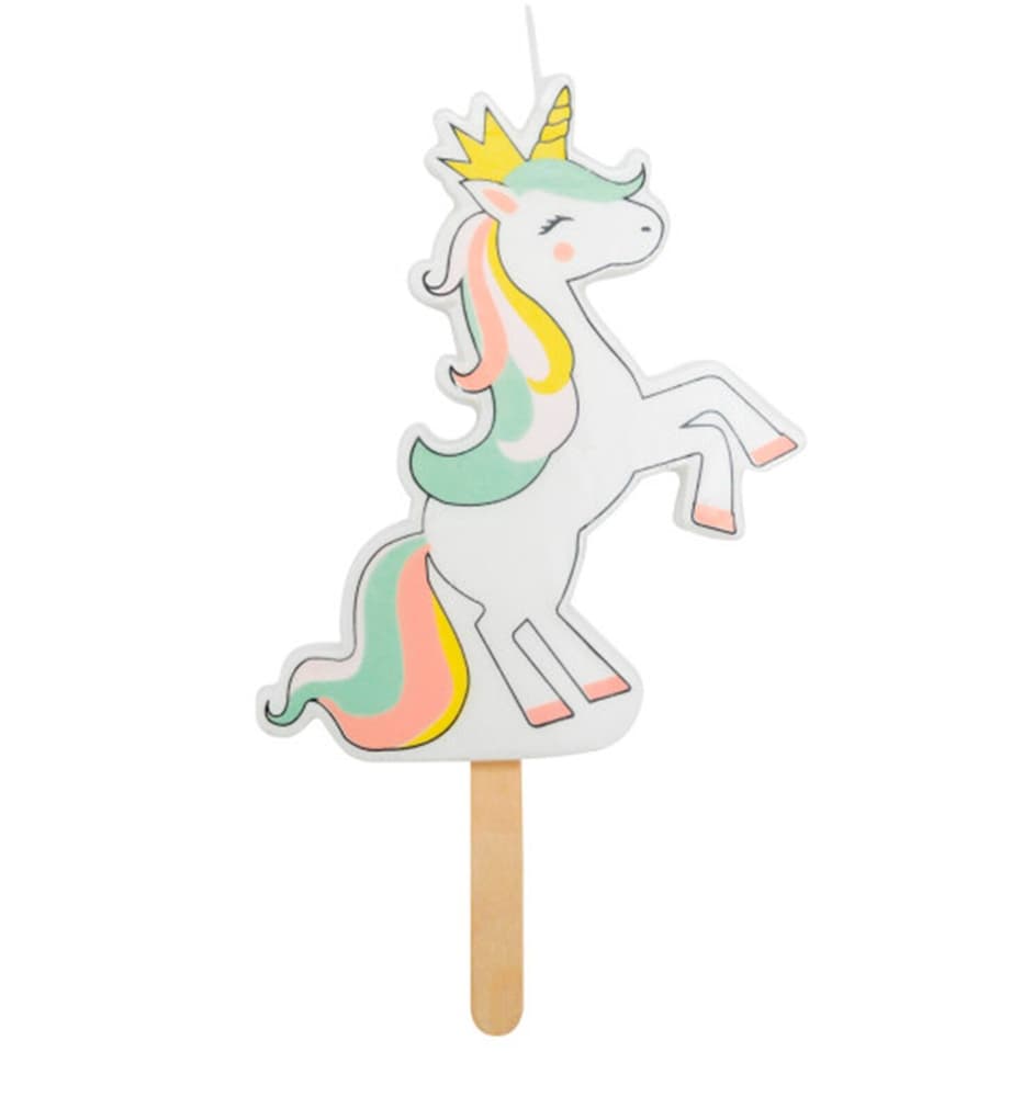 Unicorno Decorazione di candele ScrapCooking 668975500000 N. figura 1