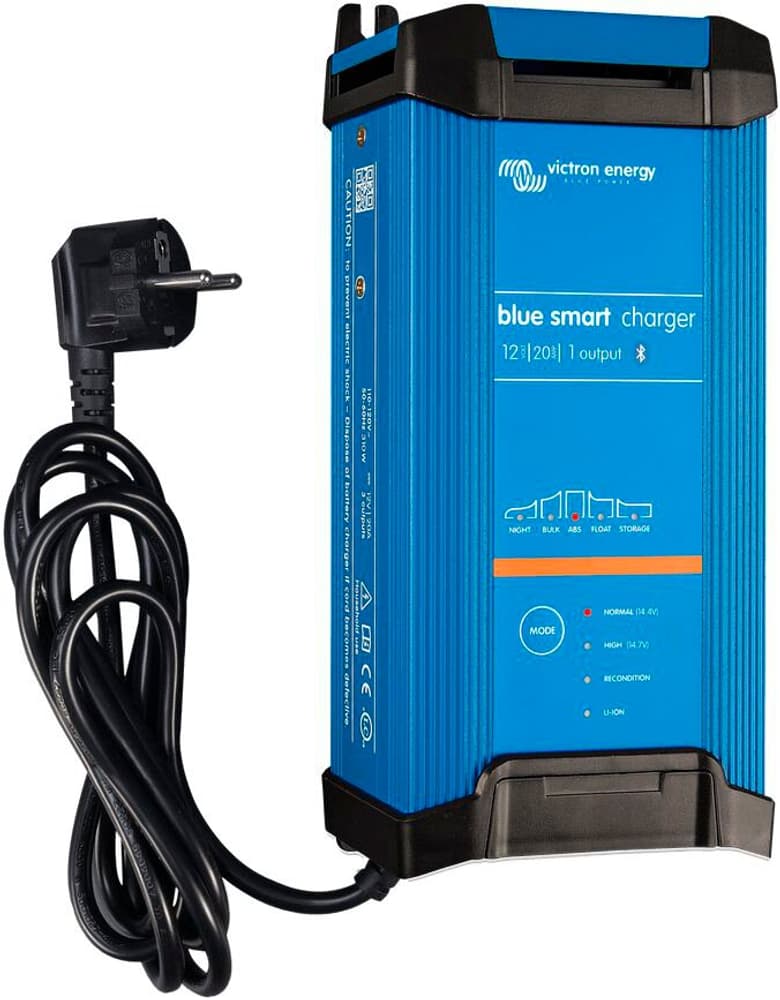 Caricabatterie Blu Smart IP22 Caricatore 12/20(1) 230V CEE 7/7 Caricabatteria Victron Energy 614521100000 N. figura 1