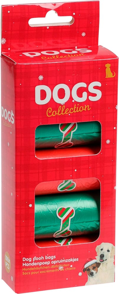 Xmas Sacchetti per escrementi di cane, 5 x 20 pezzi Sacco per la cacca 658746300000 N. figura 1