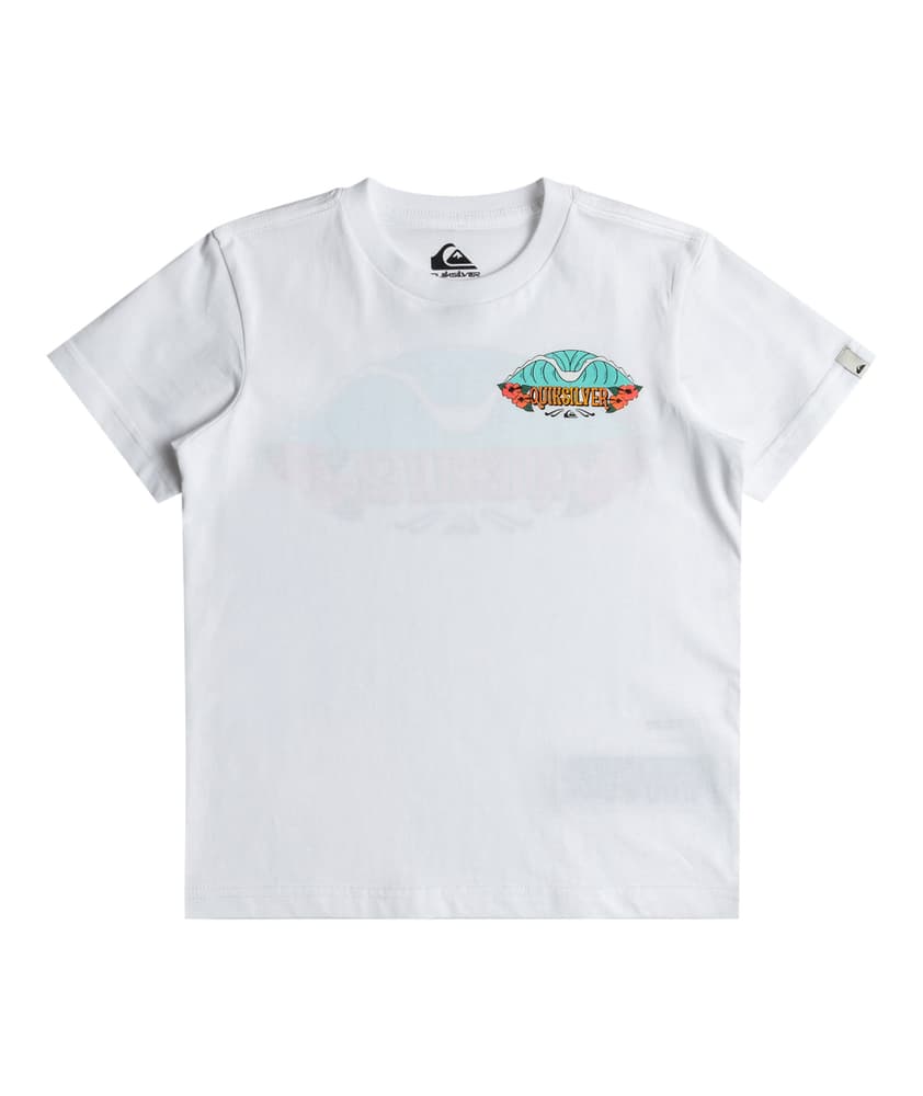 Tropical Fade T-shirt Quiksilver 467246710410 Taglie 104 Colore bianco N. figura 1