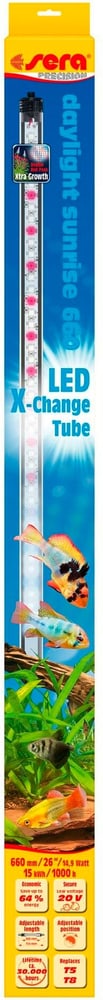 Source lumineuse LED X-Change Tube DS, 660 mm Technique d'aquariophilie sera 785302400644 Photo no. 1