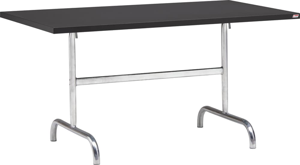 SÄNTIS Table pliante Schaffner 408009700084 Dimensions L: 140.0 cm x P: 80.0 cm x H: 72.0 cm Couleur Anthracite Photo no. 1