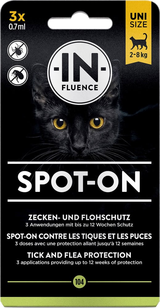 Spot-On gatto, 3x 0.7 ml Gocce repellenti per insetti meikocare 658370100000 N. figura 1