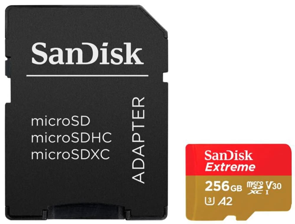Extreme 190Mo/s microSDXC 256Go Carte mémoire SanDisk 798327800000 Photo no. 1