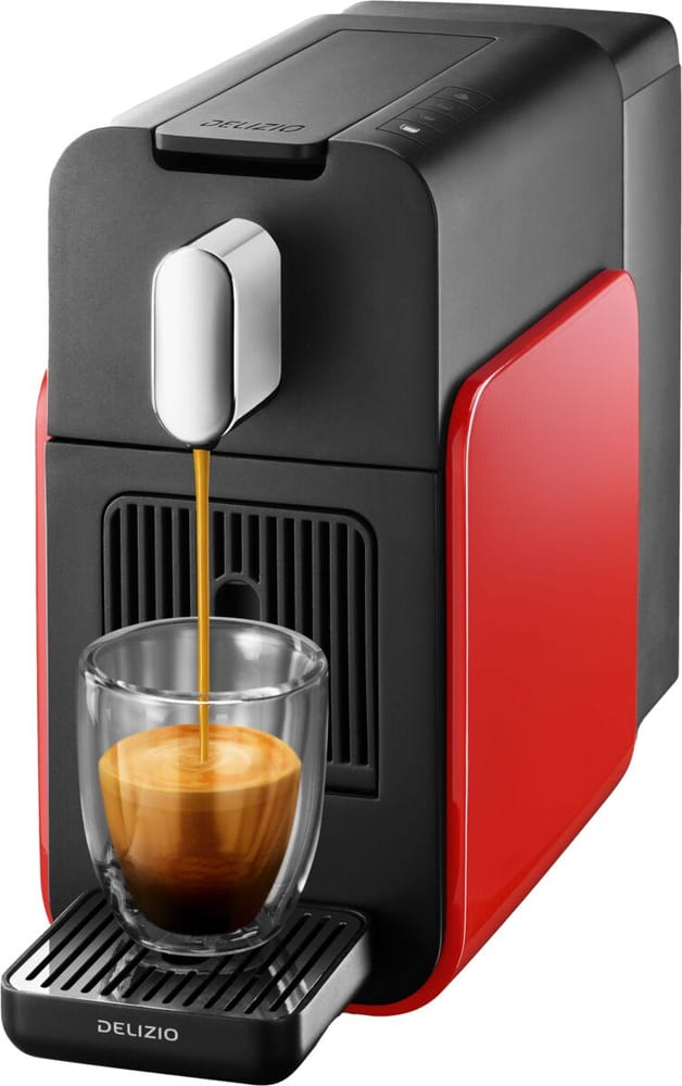 Brava Glossy Red Machine à café à capsules Delizio 718030900000 Photo no. 1