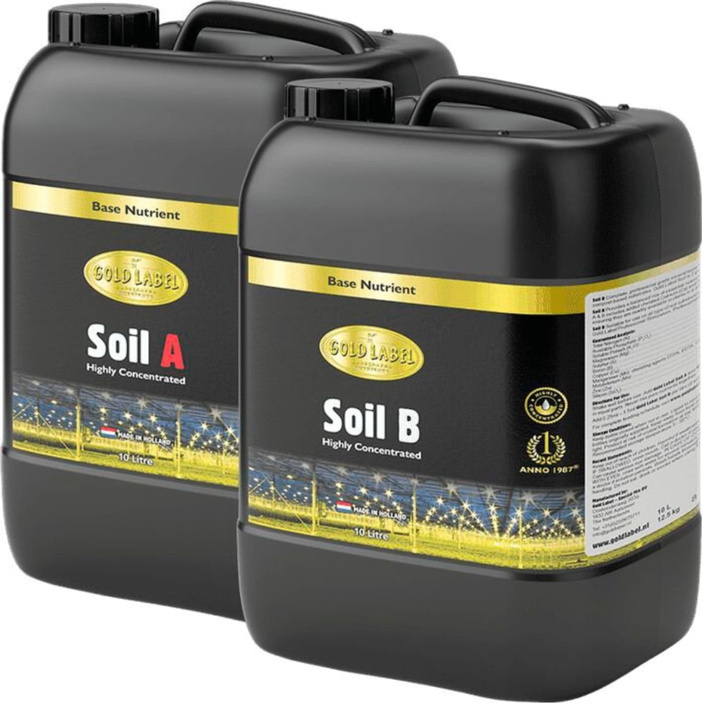 Soil A&B 2x10 Liter Flüssigdünger Gold Label 669700105146 Bild Nr. 1