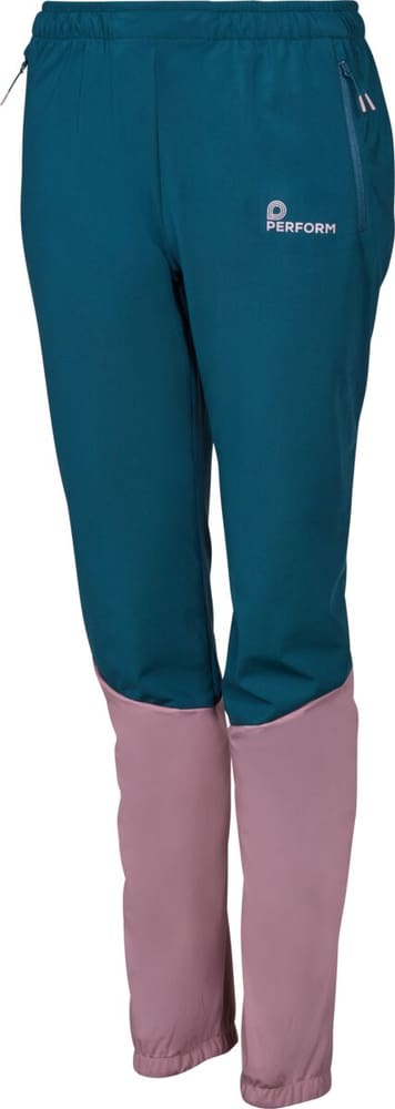 Pantalon Pantalon de ski de fond Perform 498557704022 Taille 40 Couleur bleu foncé Photo no. 1