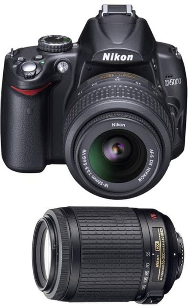 L- Nikon D5000 Doppelzoom Kit Nikon 79333710000010 No. figura 1