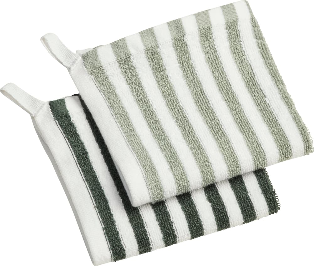 MARIT Torchon 441094500060 Couleur Vert Dimensions L: 25.0 cm x H: 25.0 cm Photo no. 1