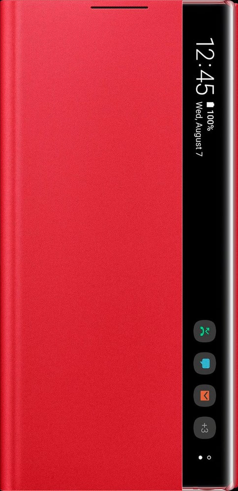 Clear View Cover red Smartphone Hülle Samsung 785300146422 Bild Nr. 1