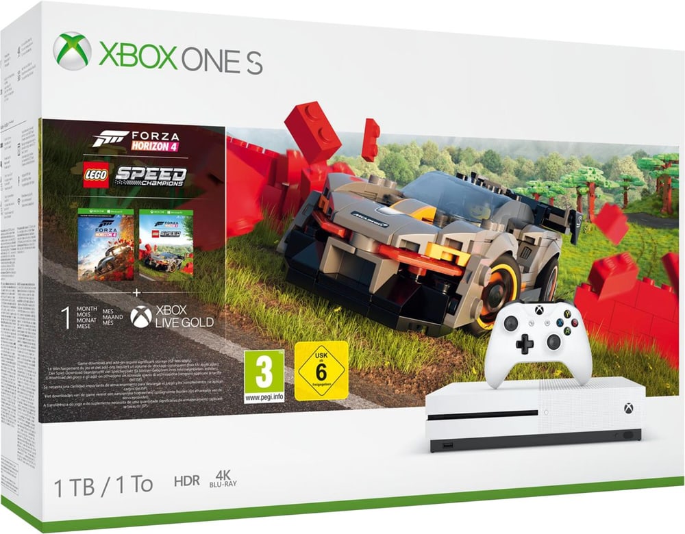 Xbox One S 1TB Forza Horizon 4 & LEGO Speed Champions Bundle Microsoft 78544450000019 No. figura 1