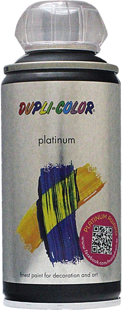 Vernice spray Platinum opaco Lacca colorata Dupli-Color 660826200000 Colore Nero Contenuto 150.0 ml N. figura 1