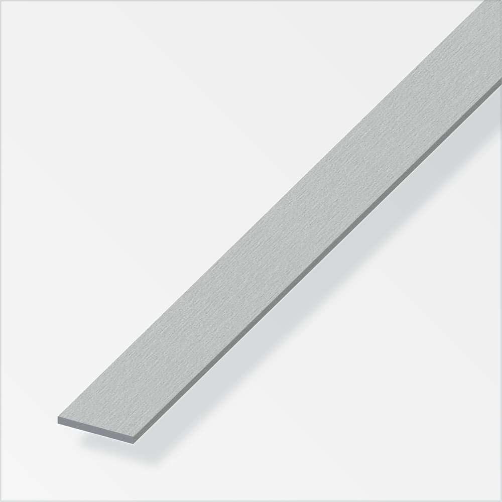 alfer Barre plate 2 x 15 mm optique inox 1 m Profil Barre plate 2 x 15 mm optique inox 1 m Profil alfer 605136800000 Photo no. 1