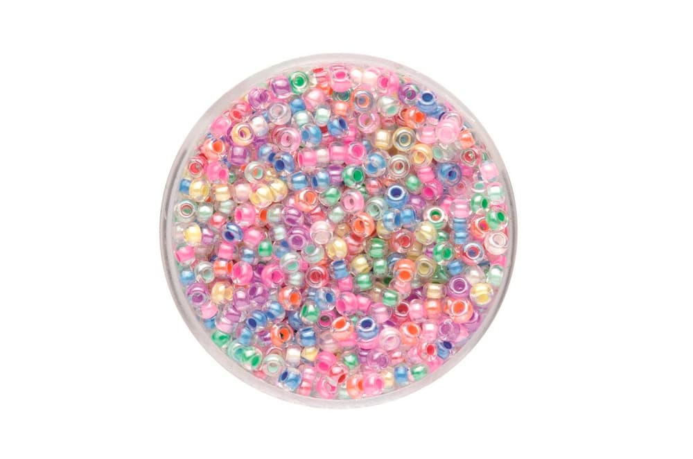 Perle di rocailles assortiti 2.6mm 17g Perline artigianali 608137600000 N. figura 1