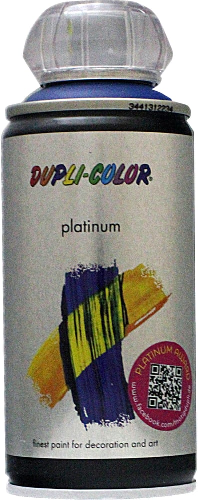 Peinture en aérosol Platinum mat Laque colorée Dupli-Color 660823900000 Couleur Bleu gentiane Contenu 150.0 ml Photo no. 1