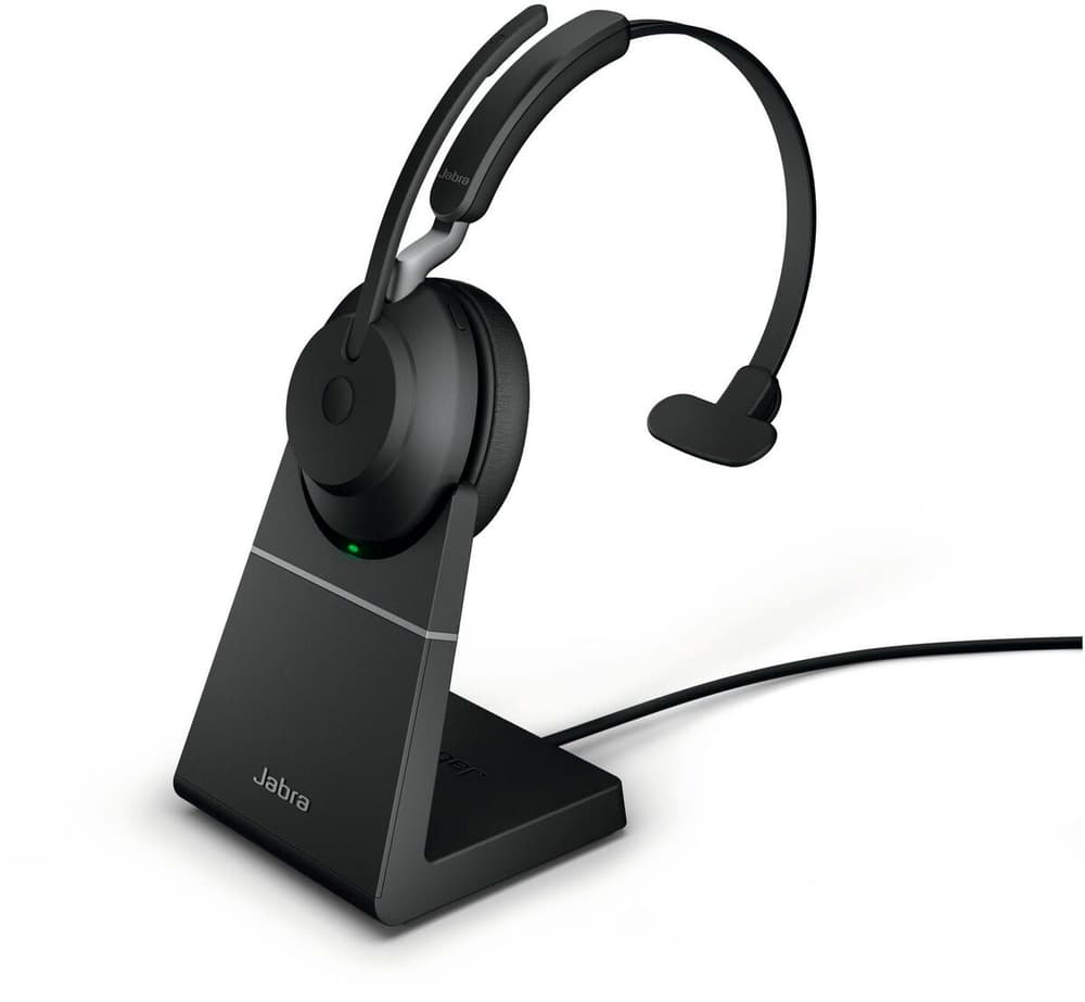 Evolve2 65 Mono UC nero, USB-A, inclusa stazione di ricarica Headset office Jabra 785300196911 N. figura 1