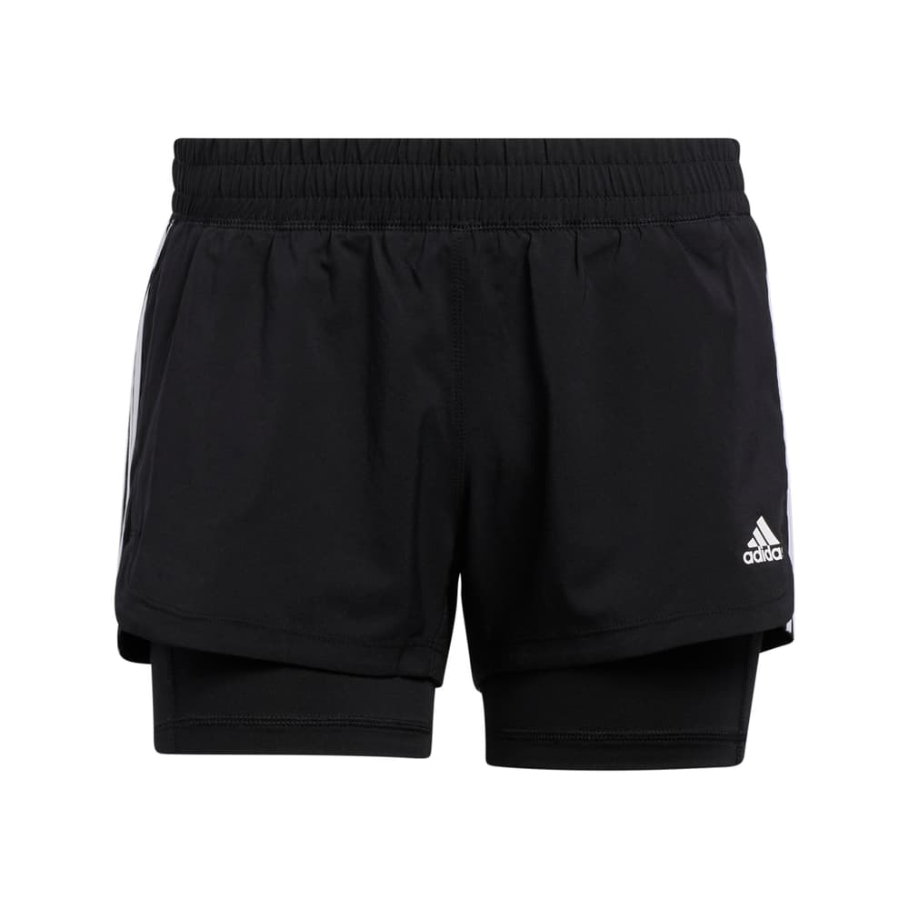 W Pacer 3S Two-in-One Shorts Adidas 471823400420 Grösse M Farbe schwarz Bild-Nr. 1