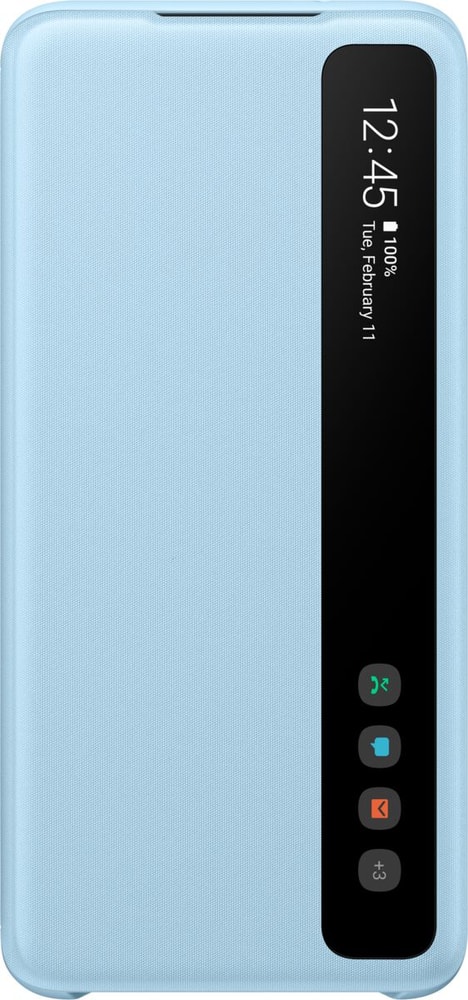 Clear View Book-Cover Sky Blue Smartphone Hülle Samsung 785300151169 Bild Nr. 1