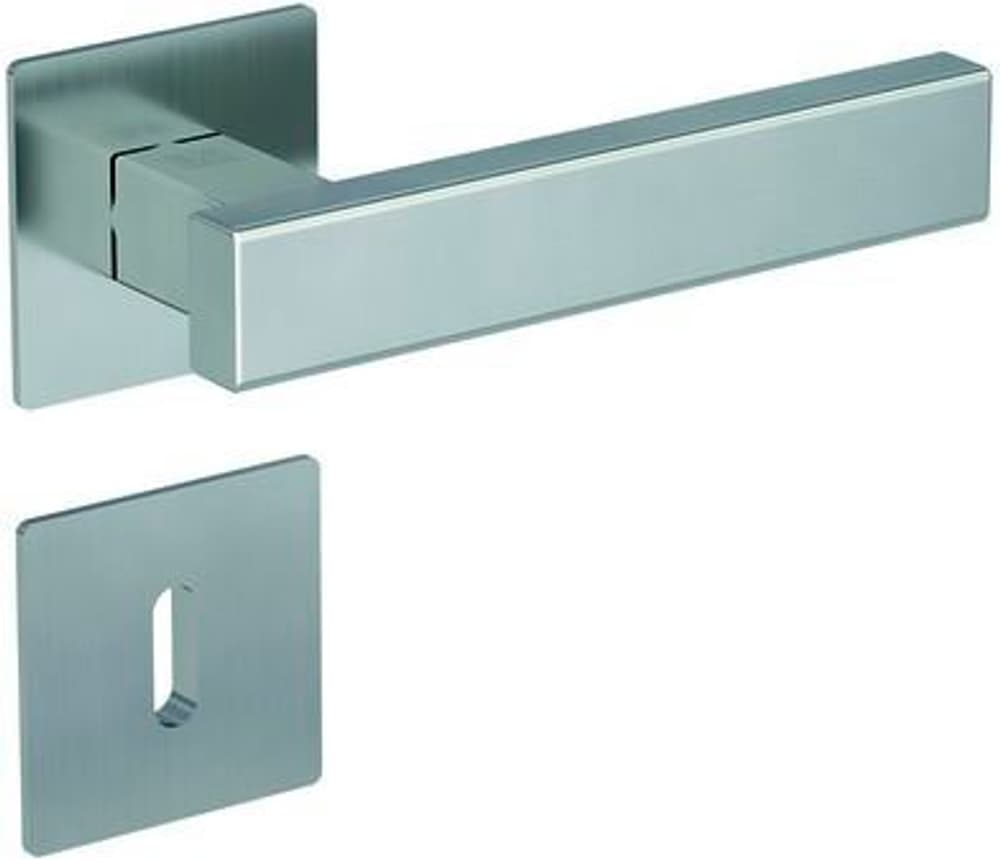 Guarnizione di maniglie per porta GRIFFWERK CUBICO PIATTA S QUATTRO Maniglie per Porta Griffwerk 669700123339 N. figura 1