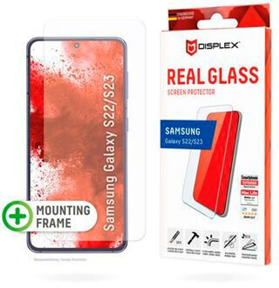 Real Glass Smartphone Schutzfolie Displex 785302415170 Bild Nr. 1