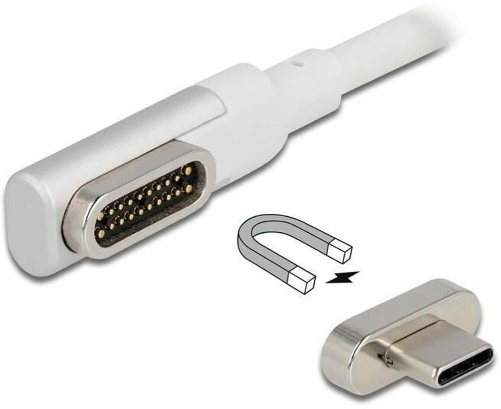 Thunderbolt 3-Kabel Magnetisch USB C - USB C 1.2 m 4K 60Hz USB Kabel DeLock 785302404722 Bild Nr. 1